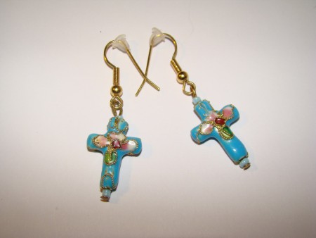 Cloisonne modre kriziky